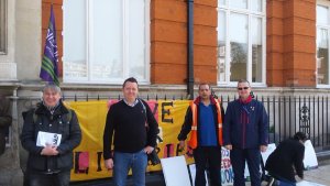 Lambeth strike march 2016 tube support